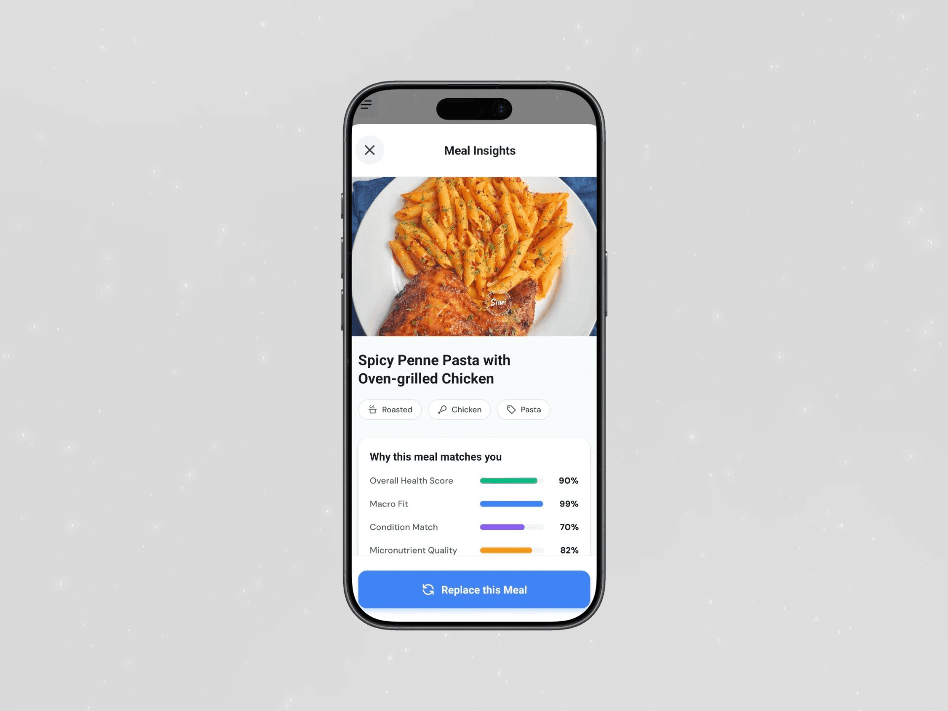 Meal replacement feature